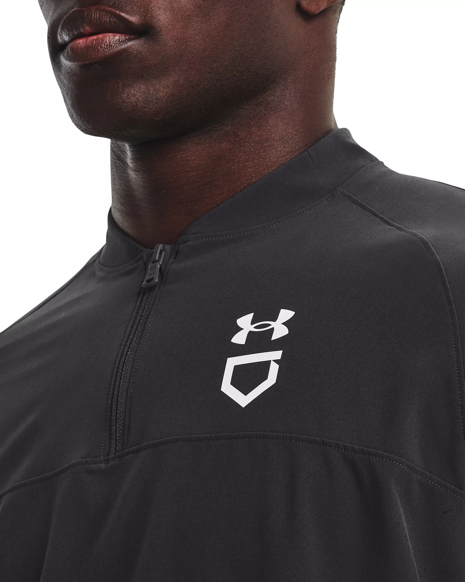 Under Armour Men's Utility Short Sleeve Cage Jacket - Image 4
