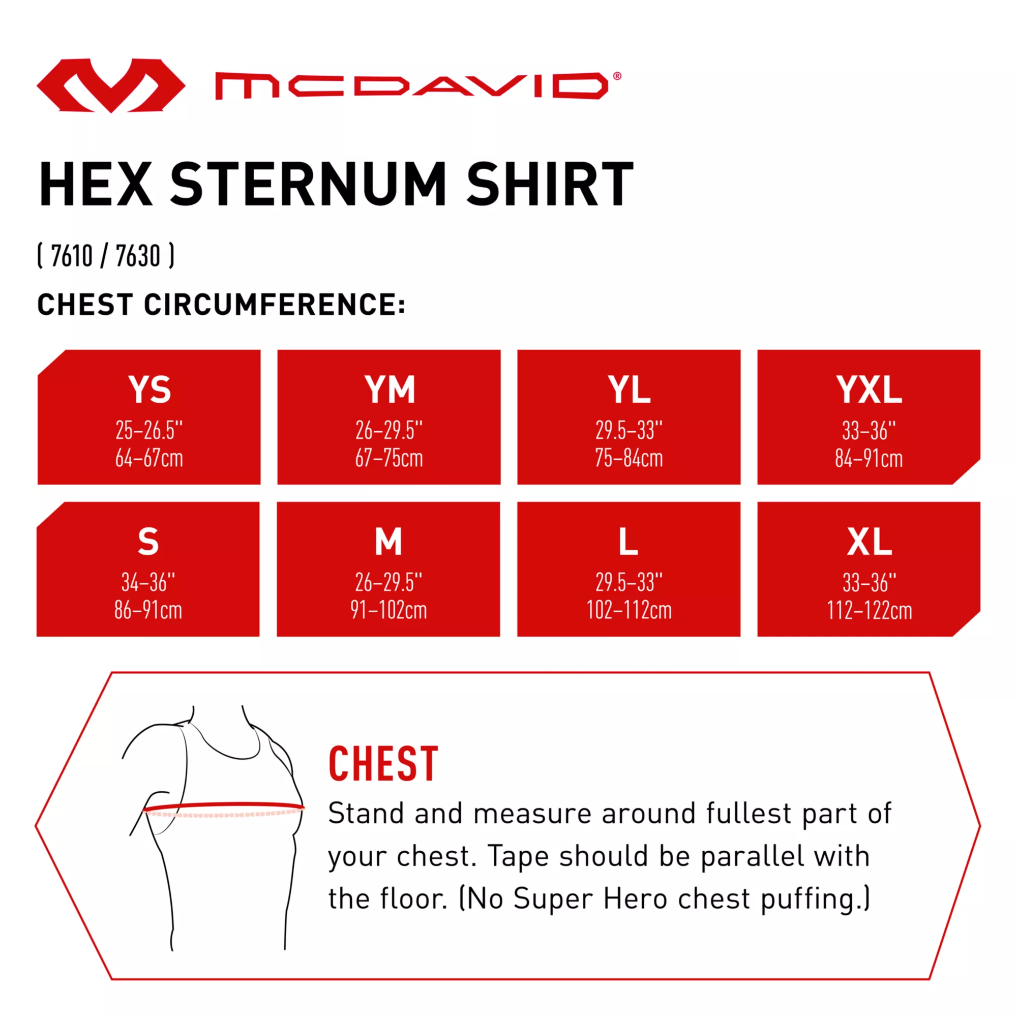 McDavid Adult Hex Sternum Shirt - Image 2